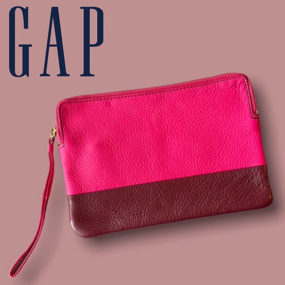 Gap Two Toned Leather Clutch